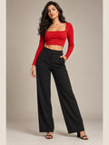 The Red Signal Ribbed Top